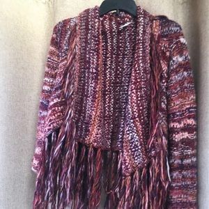 Free People pink/purple sweater size small